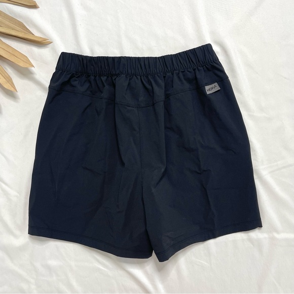Hoka One One Moabi River Black Elastic Drawcord Pull On Gym Shorts Size Small - Picture 6 of 7